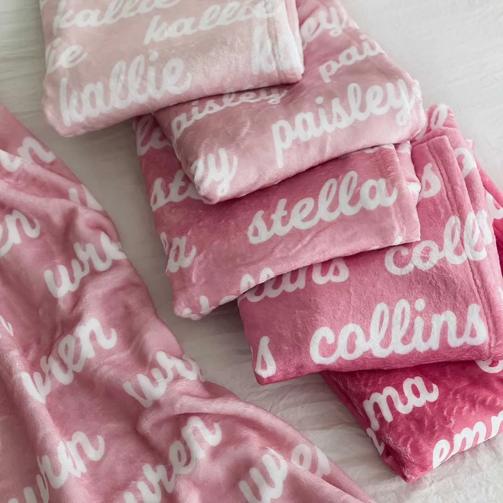 Personalized Baby Name Blanket