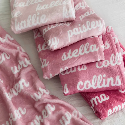 Personalized Baby Name Blanket