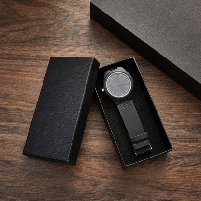 Engraved Wooden Watch