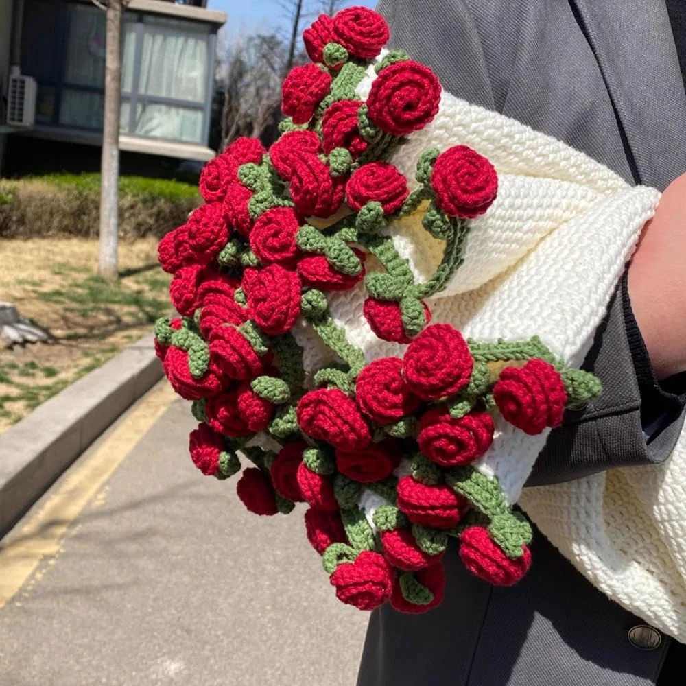 Rosie™ | Crochet Bouquet Blanket