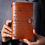 Vintage Engraved Journals (Pages Included)