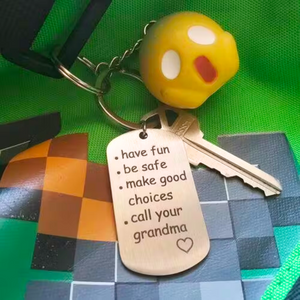 "Call Your Grandma" Keychain