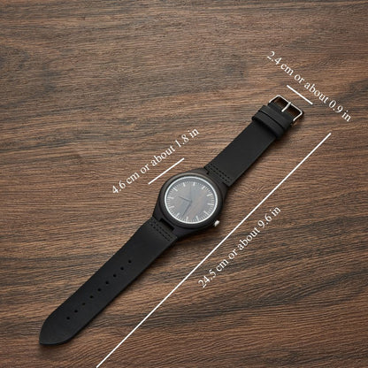 Engraved Wooden Watch