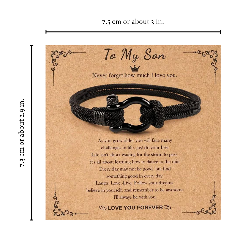 "To My Son" Bracelet