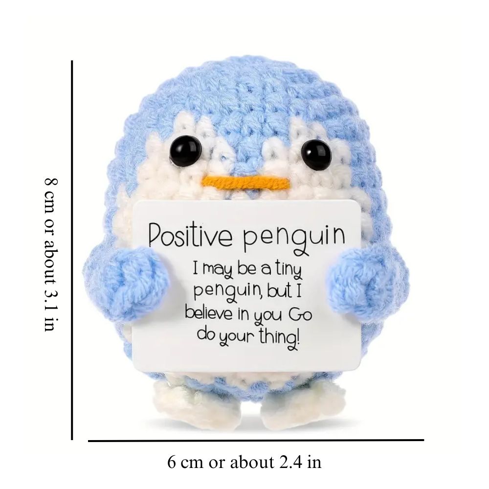 Knitted Positive Penguin