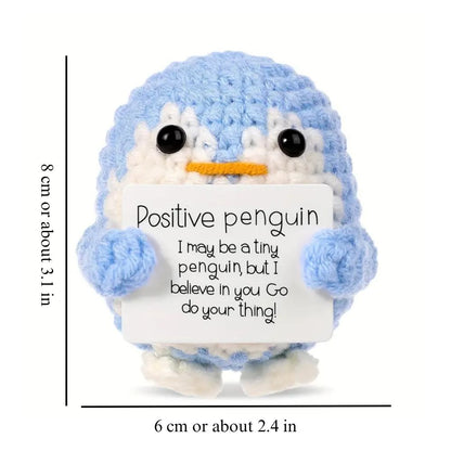 Knitted Positive Penguin