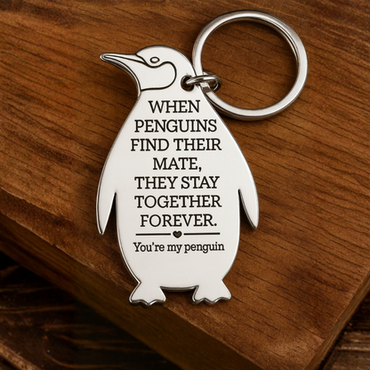 Penguin Forever Keychain