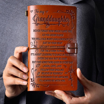 Vintage Engraved Journal (Pages Included)