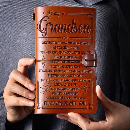 Vintage Engraved Journal (Pages Included)