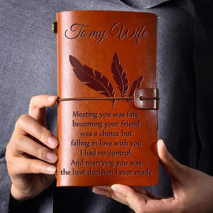 Vintage Engraved Journal (Pages Included)