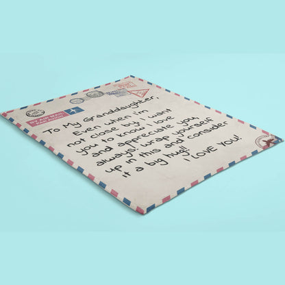 Postcard Grand Daughter Throw Blanket