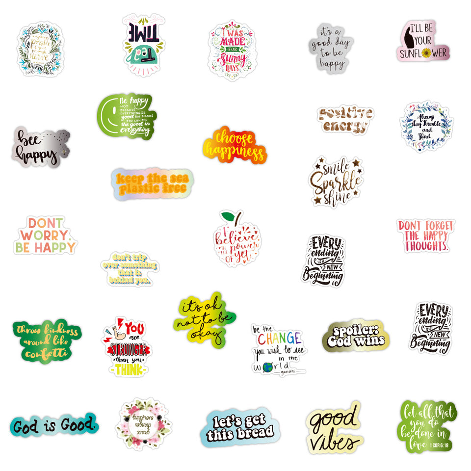 Uplifting Stickers (100 Stickers)