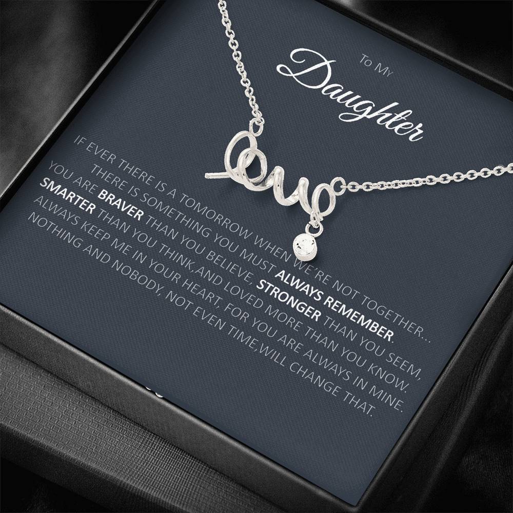 Scripted Love Necklace