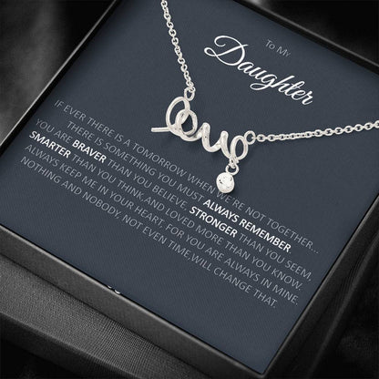 Scripted Love Necklace