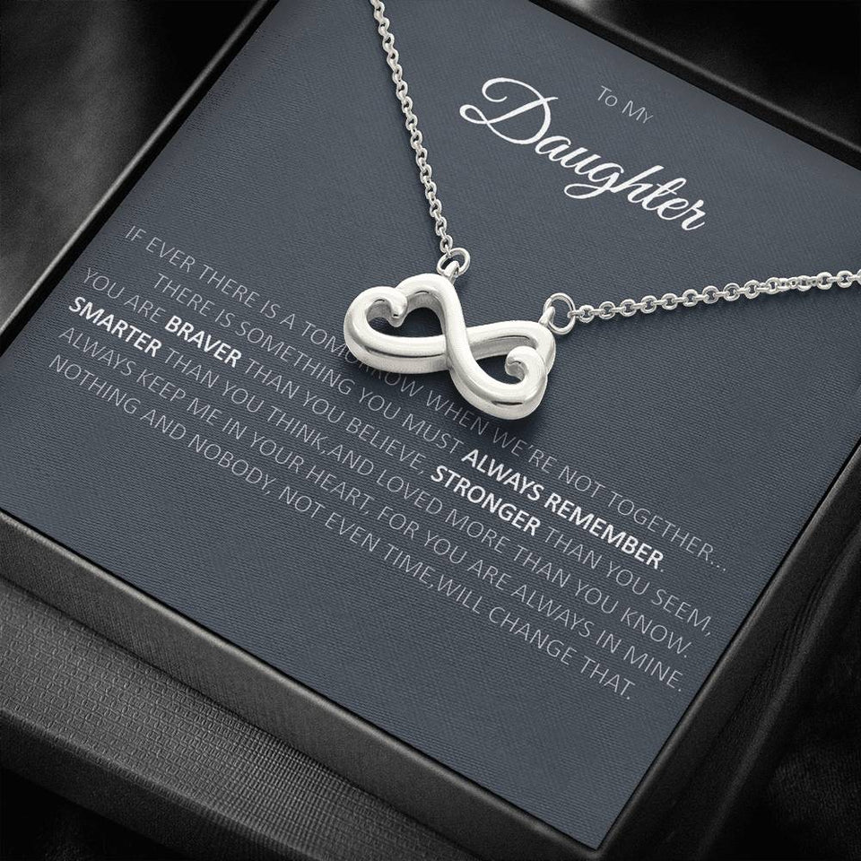 To My Granddaughter, You Are The Greatest Gift - Infinity Circle Neckl –  Winkette Creations