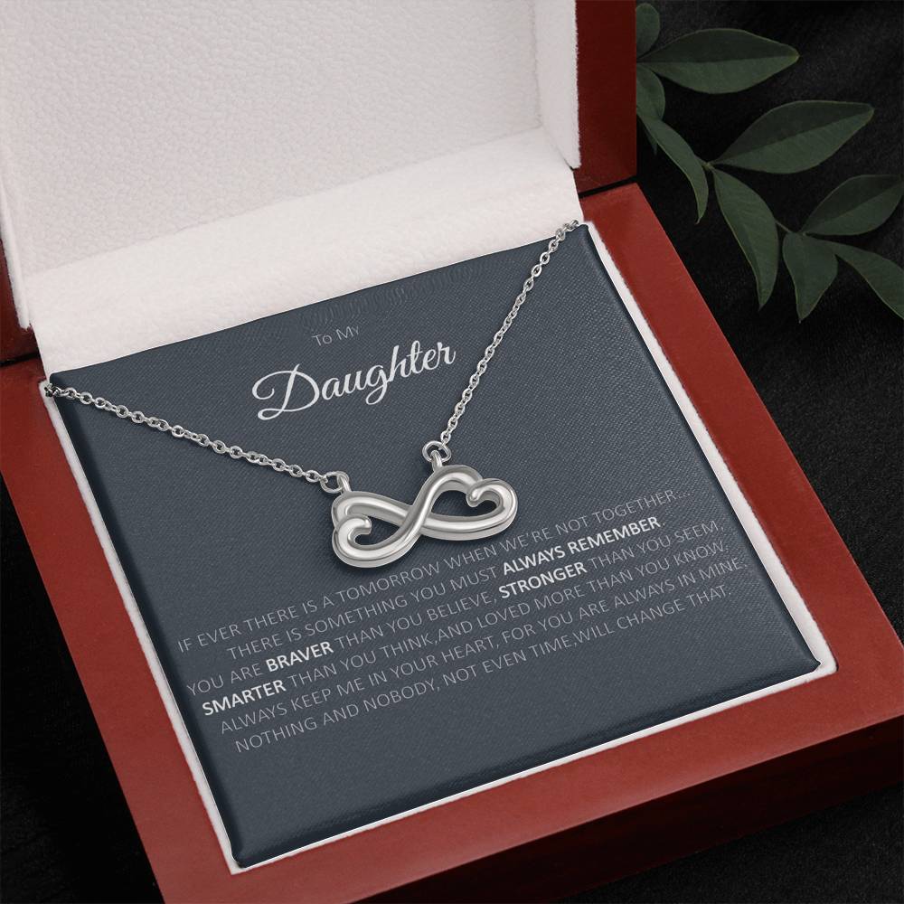 Daughter 2025 infinity necklace