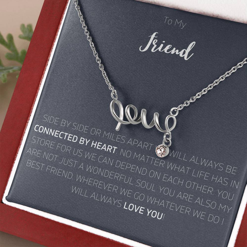 Scripted Love Necklace