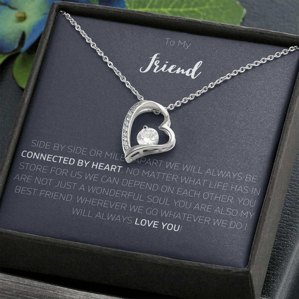 To Friend - Heart Pendant Necklace