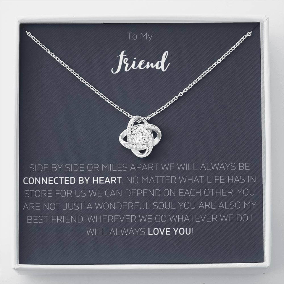 To Friend - Love Knot Necklace