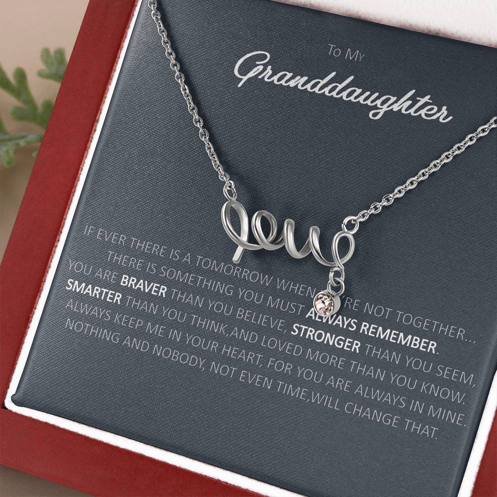 Scripted Love Necklace