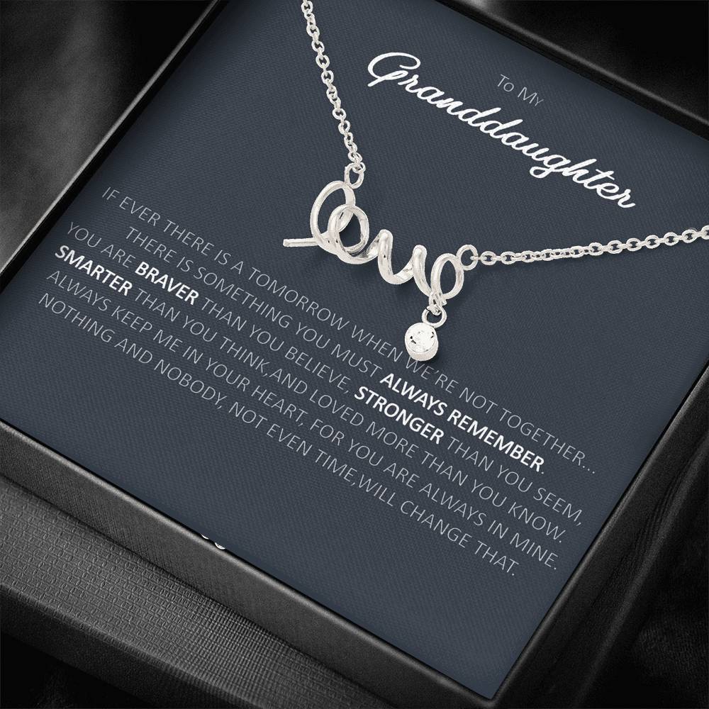 Scripted Love Necklace
