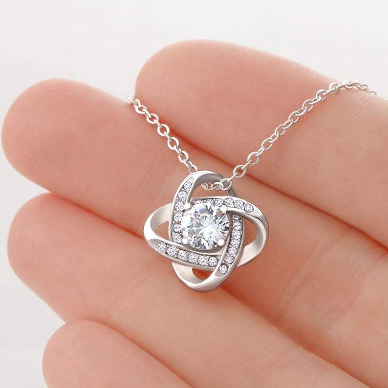 To Mom - Love Knot Necklace