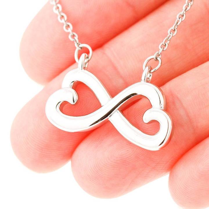 Matching Mother & Daughter Heart Infinity Necklaces