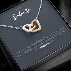 To Soulmate - Interlocking Heart Necklace