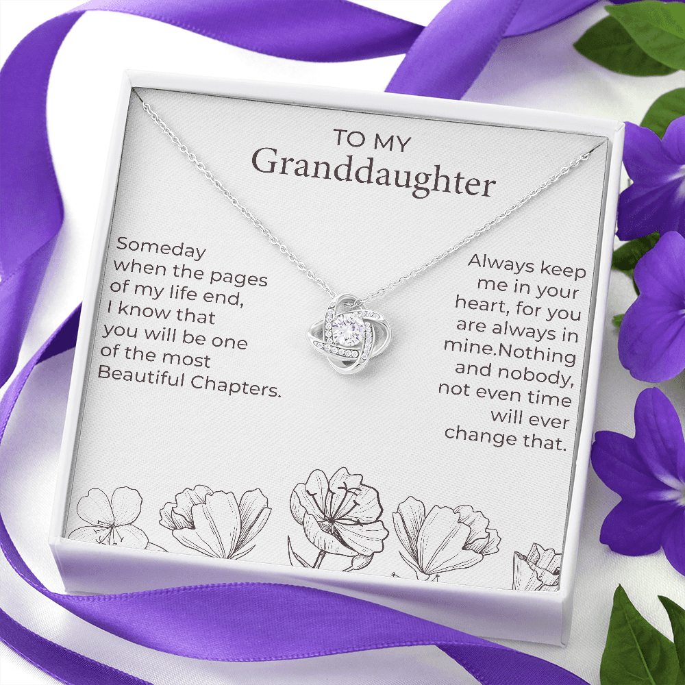 Love Knot Necklace - Not Even Time Will Change That
