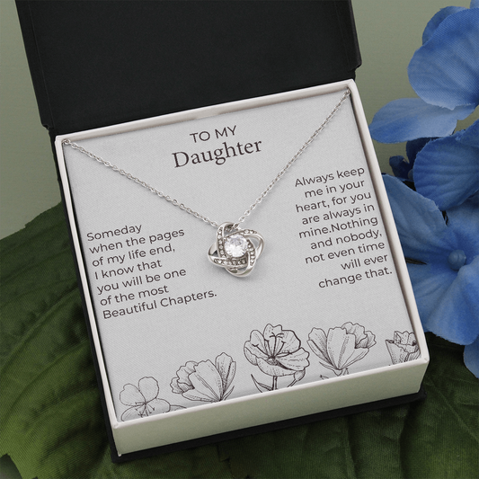 Love Knot Necklace - Not Even Time Will Change That