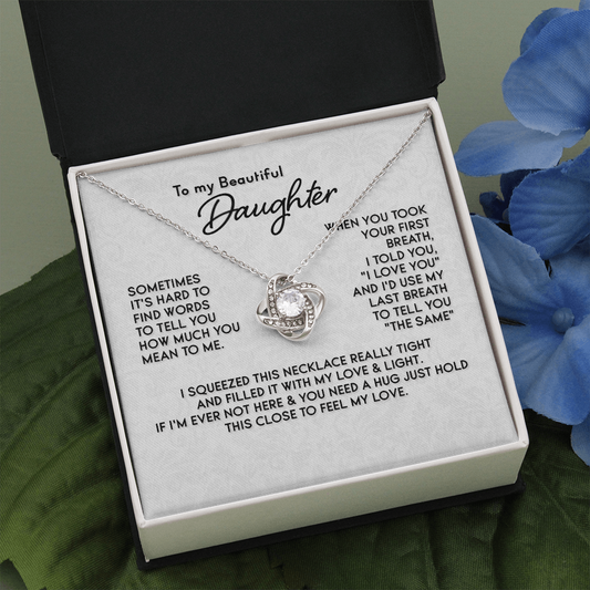 Love Knot Necklace - How Much You Mean To Me