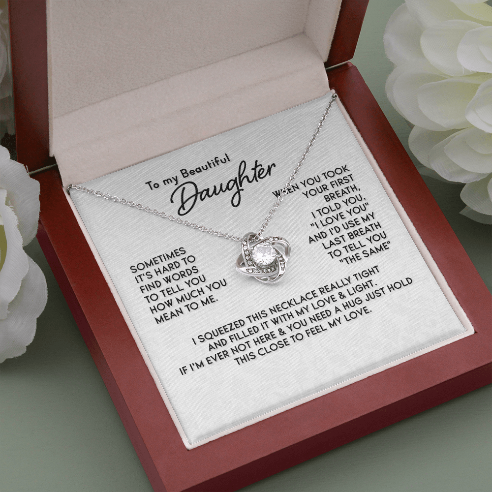 Love Knot Necklace - How Much You Mean To Me