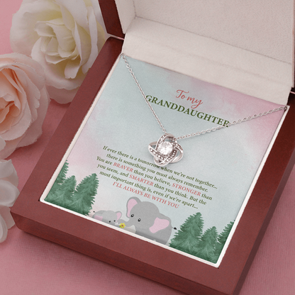 Love Knot Necklace - I'll Always Be With You
