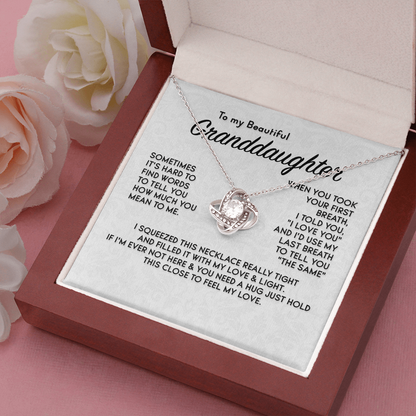 Love Knot Necklace - How Much You Mean To Me