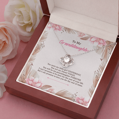 Love Knot Necklace - Love You For The Rest Of Mine