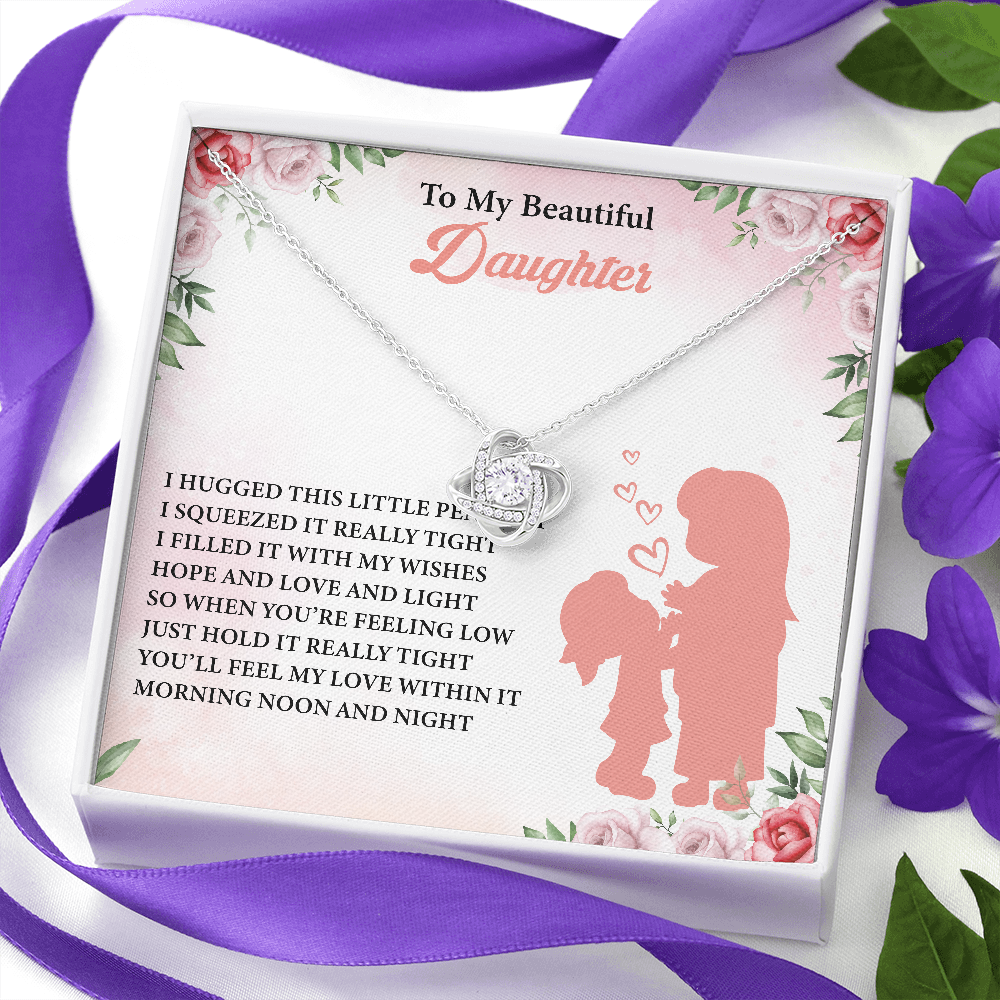 Love Knot Necklace - You'll Feel My Love Within It