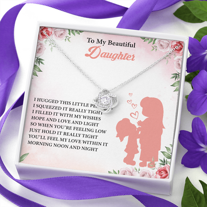 Love Knot Necklace - You'll Feel My Love Within It