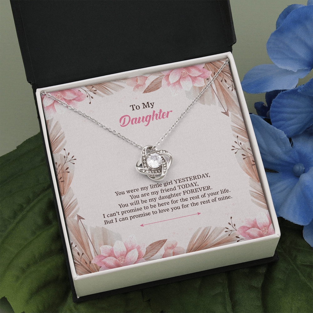 Love Knot Necklace - Love You For The Rest Of Mine