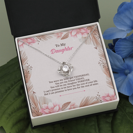 Love Knot Necklace - Love You For The Rest Of Mine