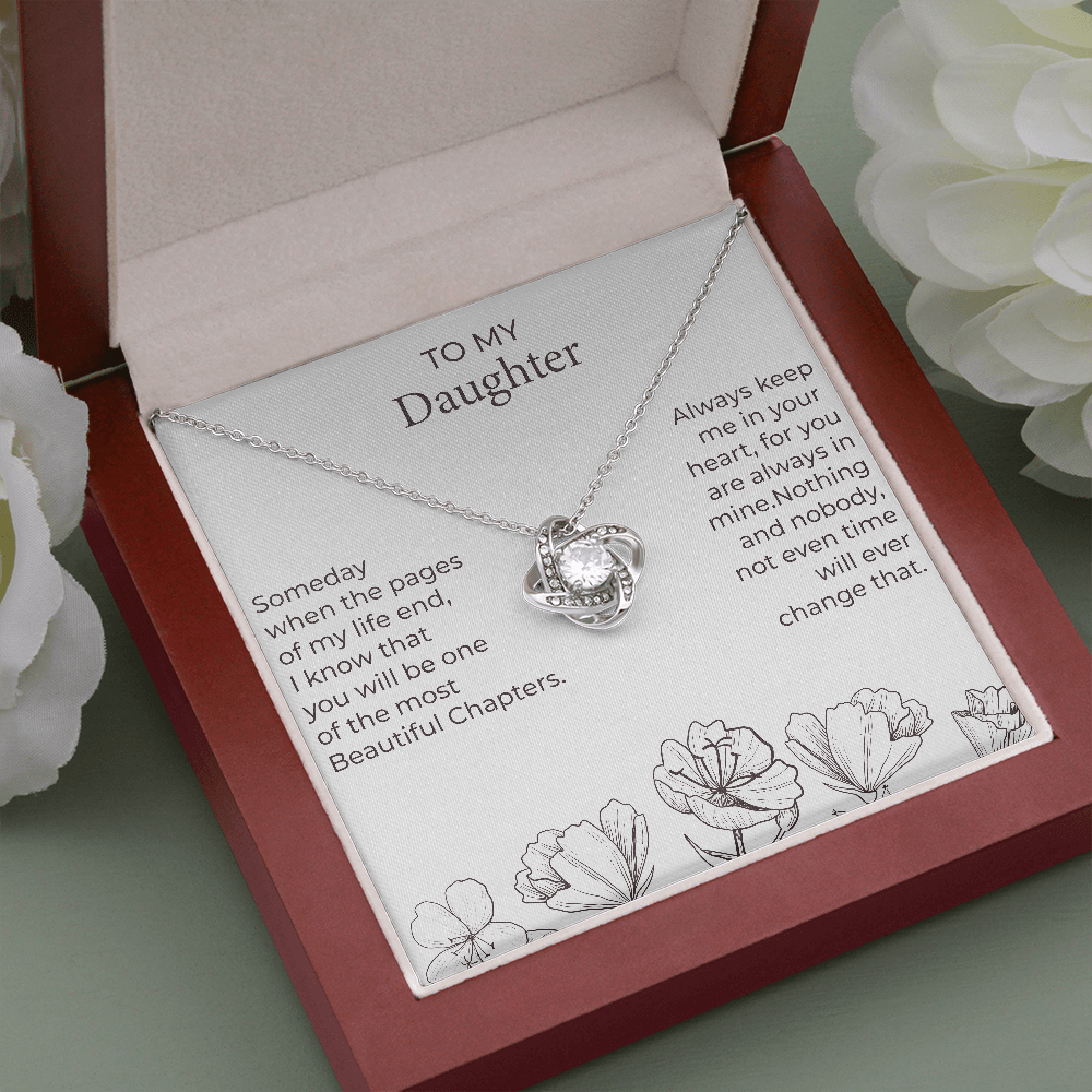 Love Knot Necklace - Not Even Time Will Change That