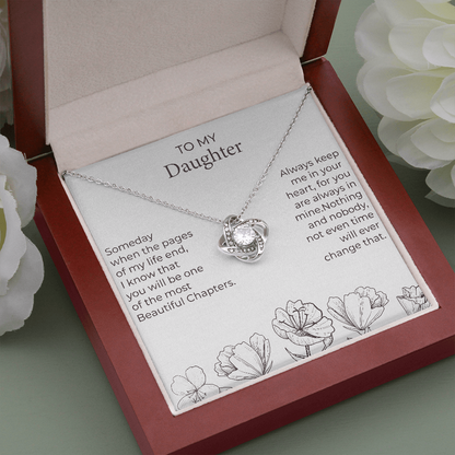 Love Knot Necklace - Not Even Time Will Change That