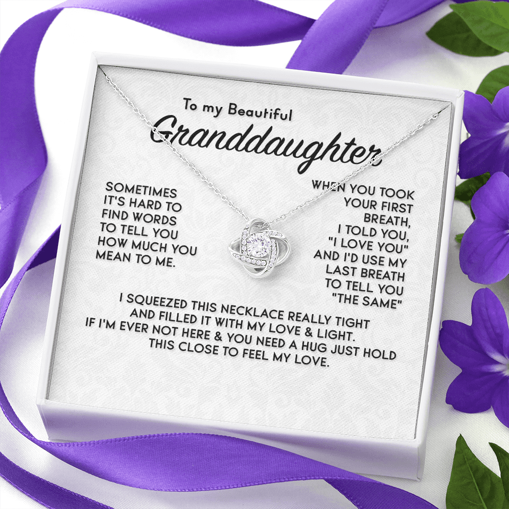 Love Knot Necklace - How Much You Mean To Me