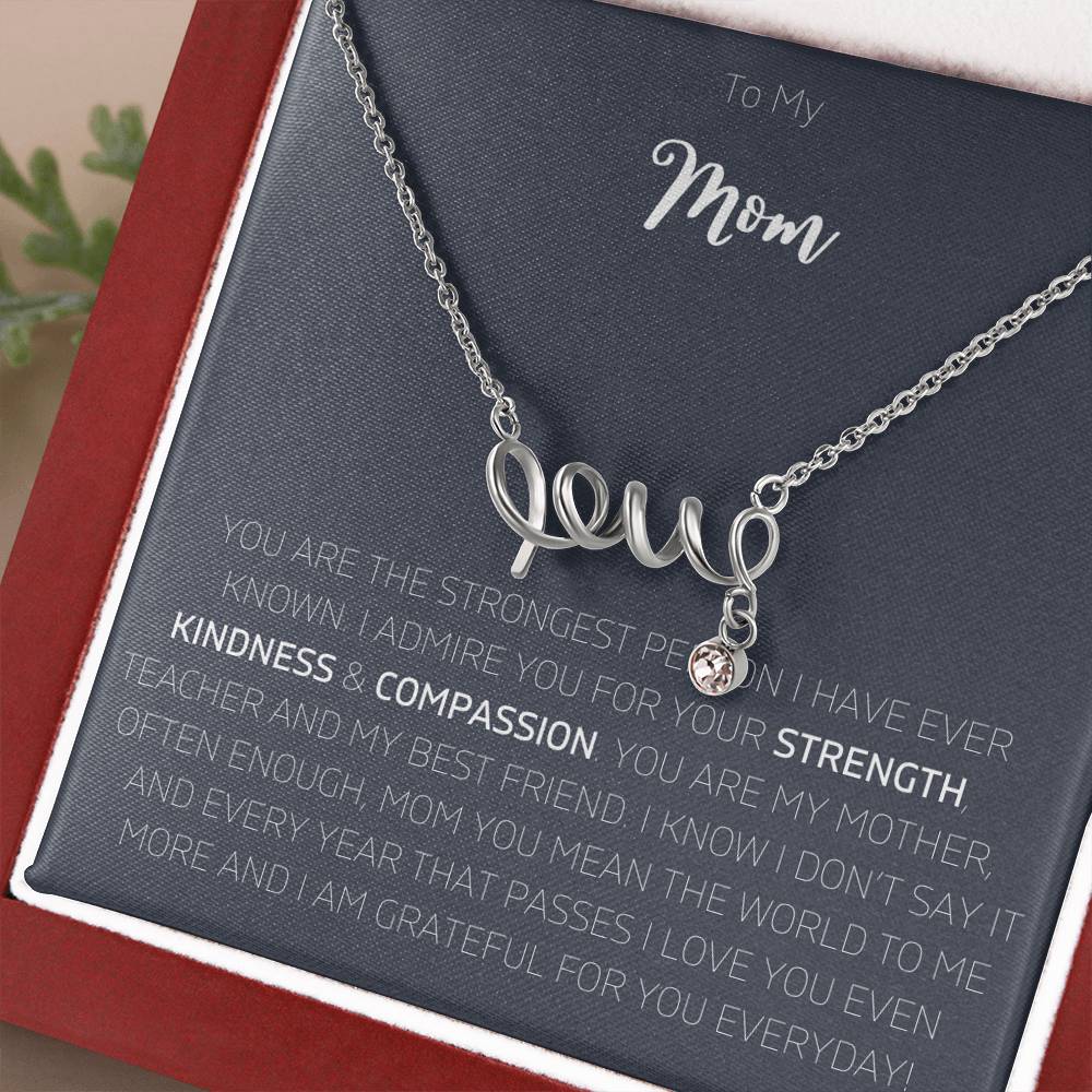 Scripted Love Necklace