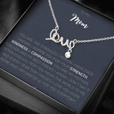 Scripted Love Necklace