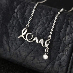 To Sister - Scripted Love Necklace