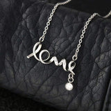 To Sister - Scripted Love Necklace