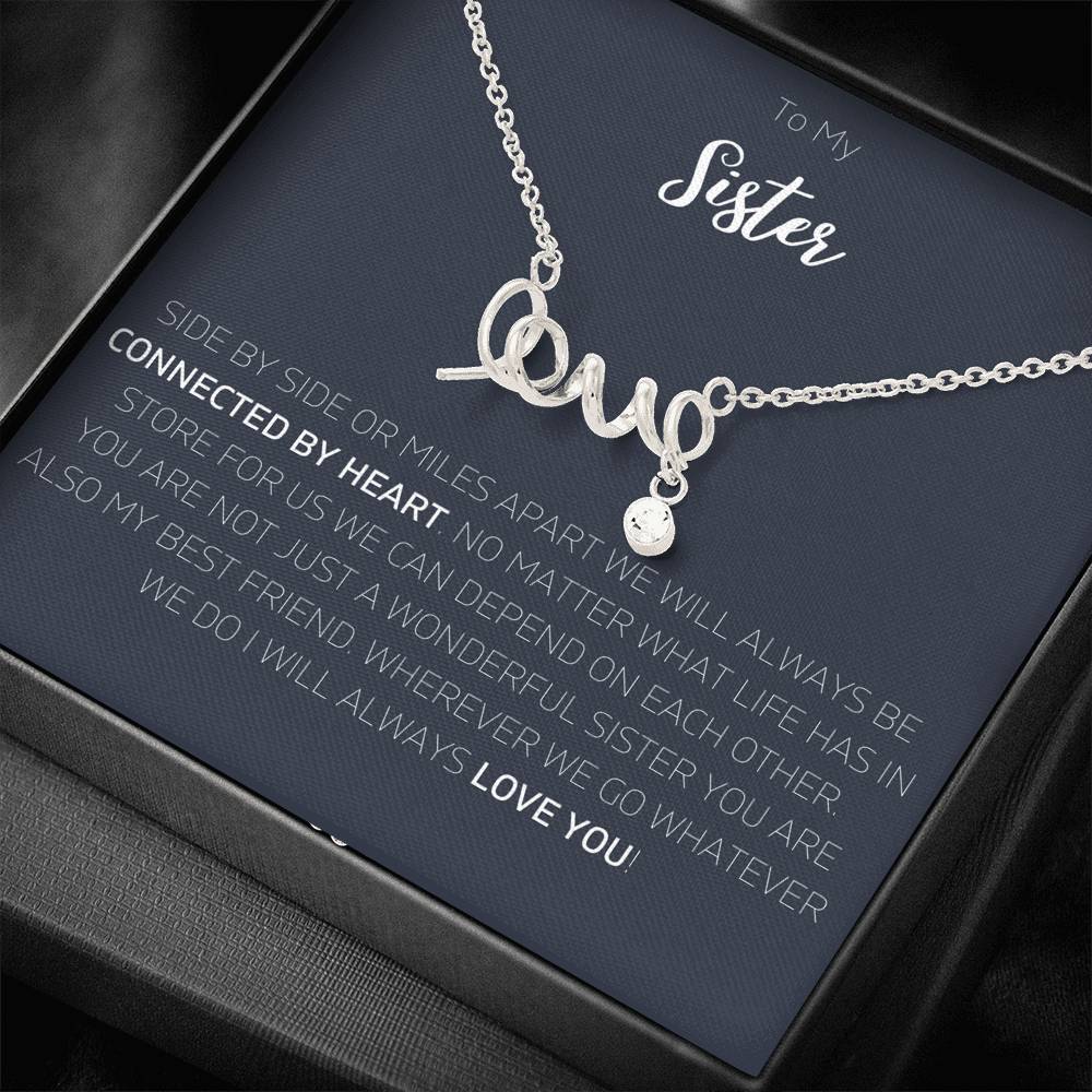 Scripted Love Necklace
