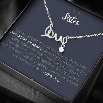 Scripted Love Necklace